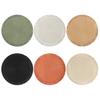 Braided Round Placemats Woven Tassel Table Mats for Kitchen Dining Heat Resistant Natural Fabric Place Mats Indoor Outdoor Use