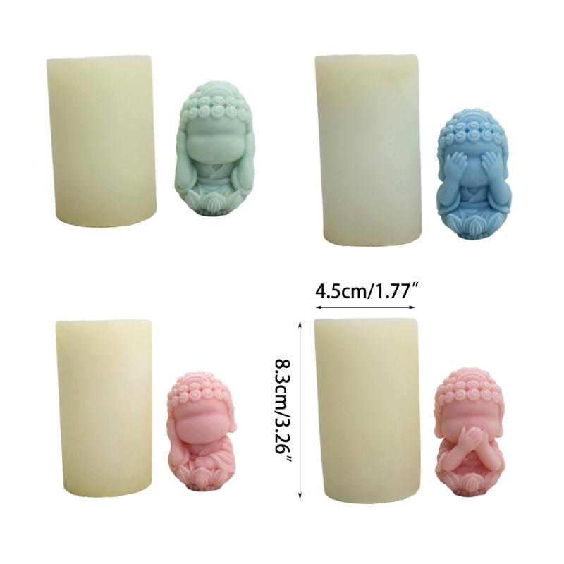 Statue Candle Mold for Making Candle Gypsum Ornaments Home Decorations DIY Craft,  3D Statue Candle Silicone Mold