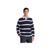 Polo Ss24 Striped Pony Logo Embroidered Long Sleeve Polo Shirt Men Tops Navy-Blue MNPOKNI16820460-410