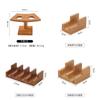 Handmade Wooden Sushi Plate With Divided Compartments For Japanese And French Cuisine Presentation