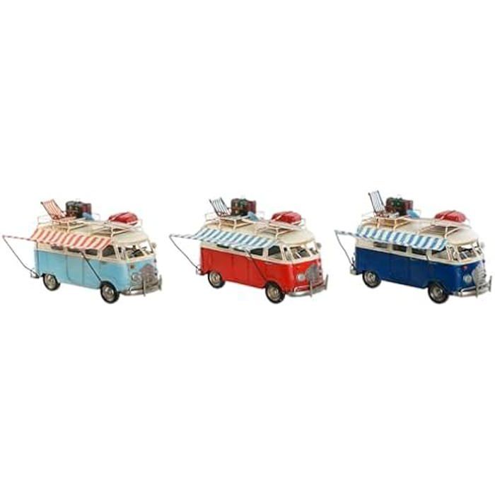 Figurine décorative - HOME ESPRIT - Van - Multicolore - 27 x 10 x 17 cm - 3 unités