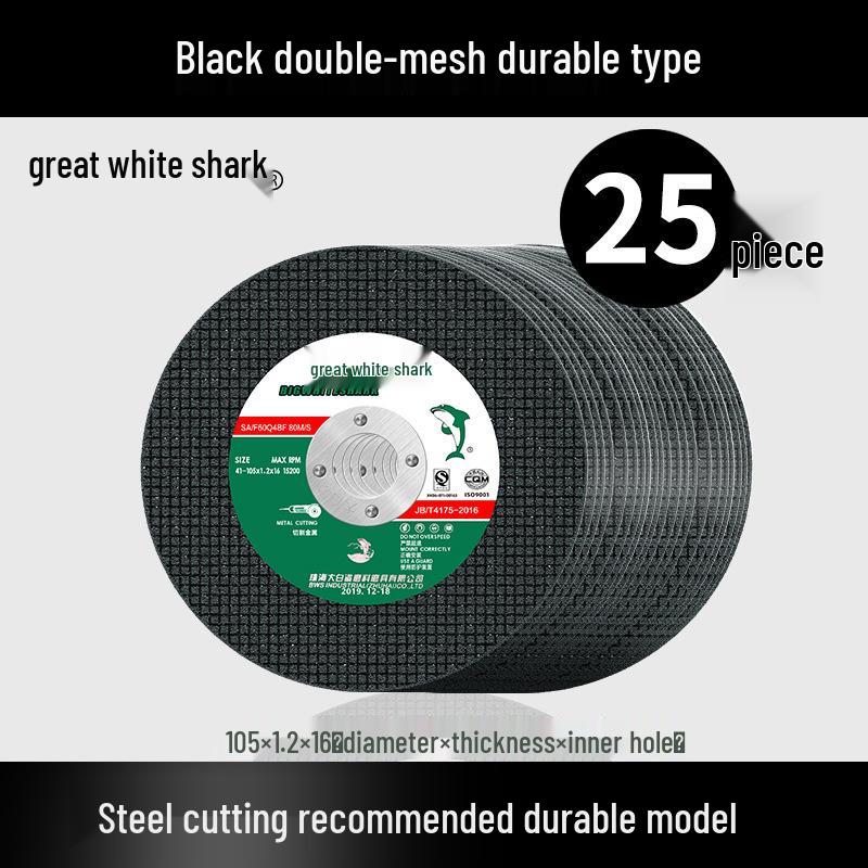 Great White Shark Angle Grinder: Stainless Steel Resin Cutting and Polishing Disc