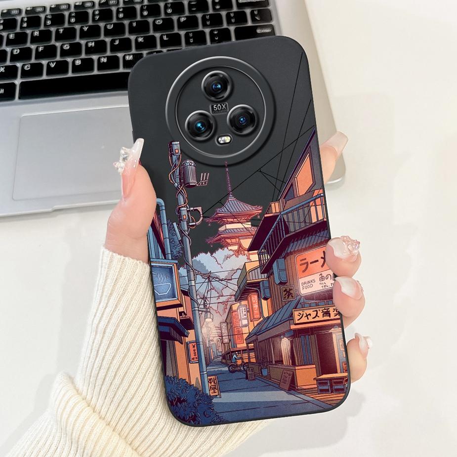 For Honor Magic5 Pro Case PGT-AN10 Cute Fashion Cartoon Cover Soft TPU Phone Case For Honor Magic 5 Pro Magic5 Lite Fundas Coque
