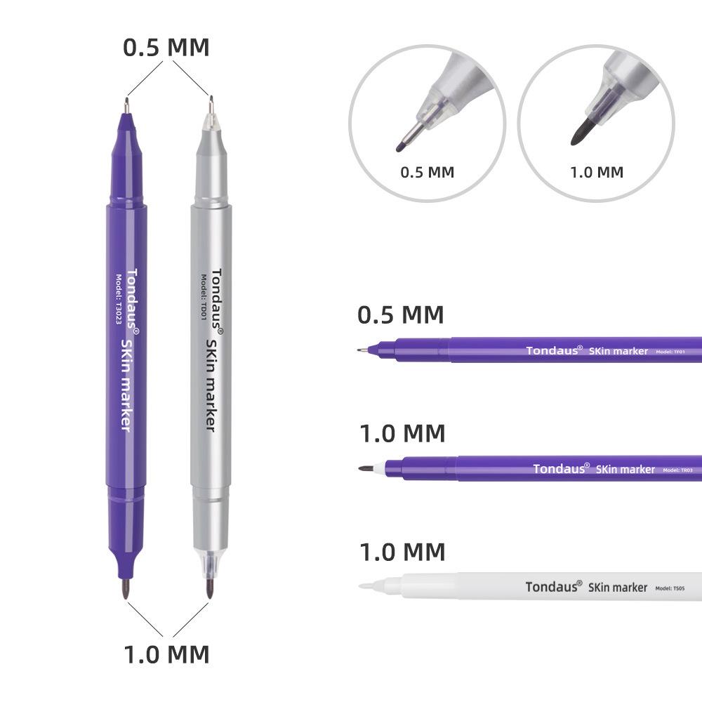 Waterproof Permanent Makeup Marking Pen - Anti-Numb, Easy-Color, Water-Based