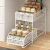 Double Layer Pull-Out Under-Sink Storage Rack