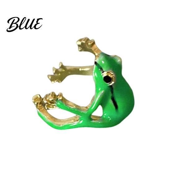 Animal Design Ring 1/3Pcs Frog-Shaped Set Alloy Electroplated Finger Frog