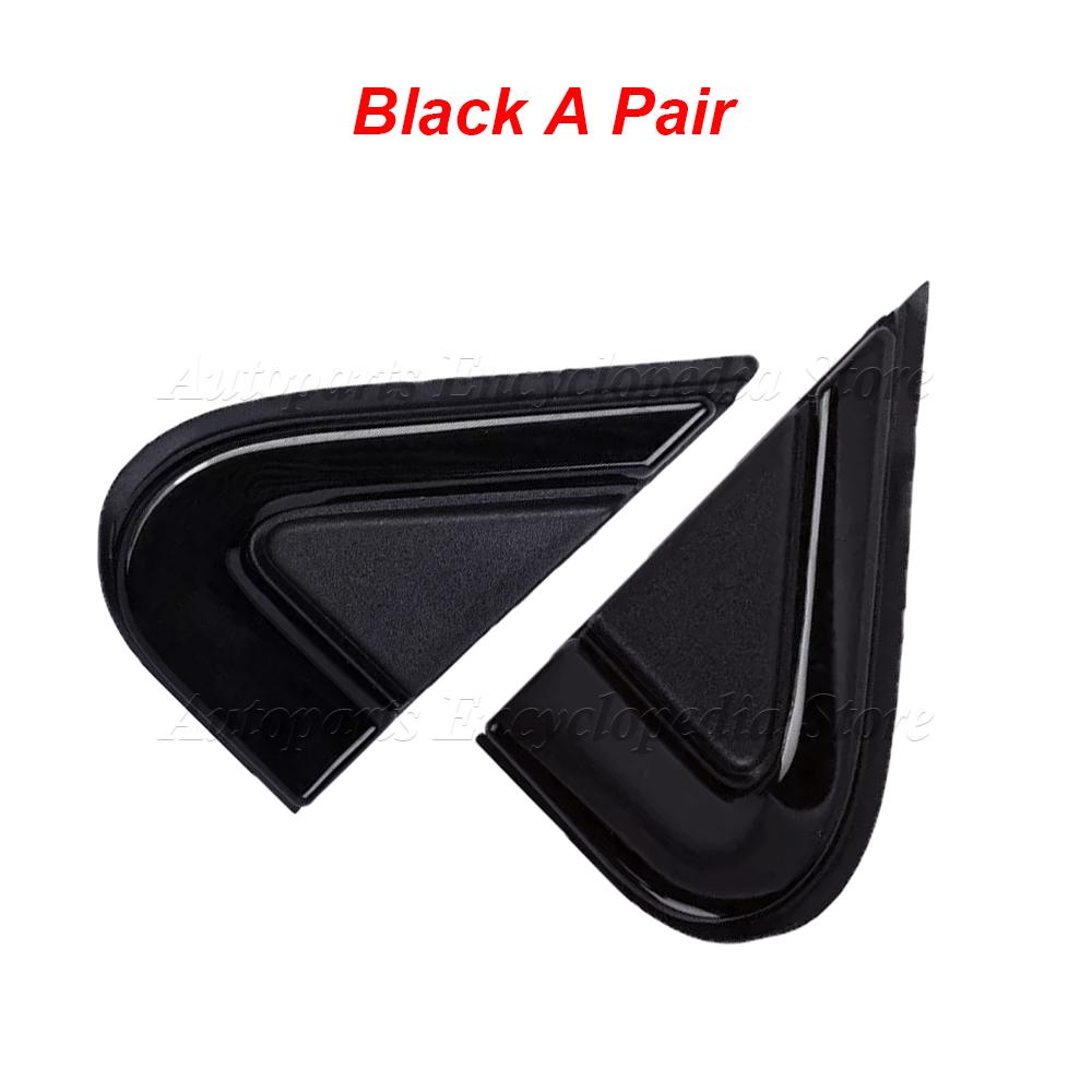 Car Black Front Window Triangle Plate Triangle Garnish Cover Panel Replacement 68083130AD 68083131AD For Dodge Dart 2012-2016