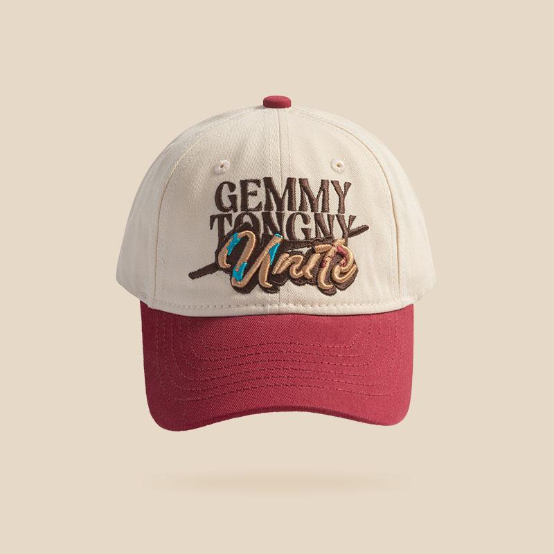 College Style Retro Color Block Baby Hat Children Baseball Hat Fashionable Outfit Boys and Girls Versatile Sun Protection Baseball Hat