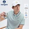 Navigare Sommer-Freizeit-Poloshirt für Herren