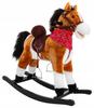 Rocking Horse For Children With Sounds Light Brown Fdrk047B