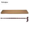 Brown Wooden Single Joint Fashion Walking Stick Decorative Cospaly Cane Halloween Mace Crutch  Wand Crosier 92cm