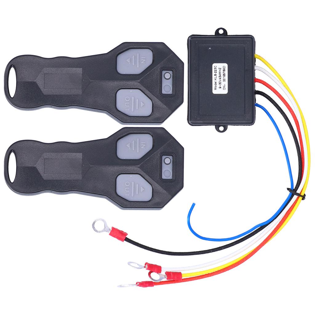 2pcs Wireless Winch Remote Control 12V Electric Replacement for Jeep ATV Truck Universal