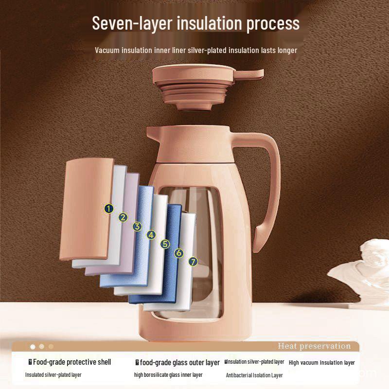 High-Capacity Smart Thermos Flask for Home, Dorm, or Office Use - Perfect for Boiling and Storing Hot Water