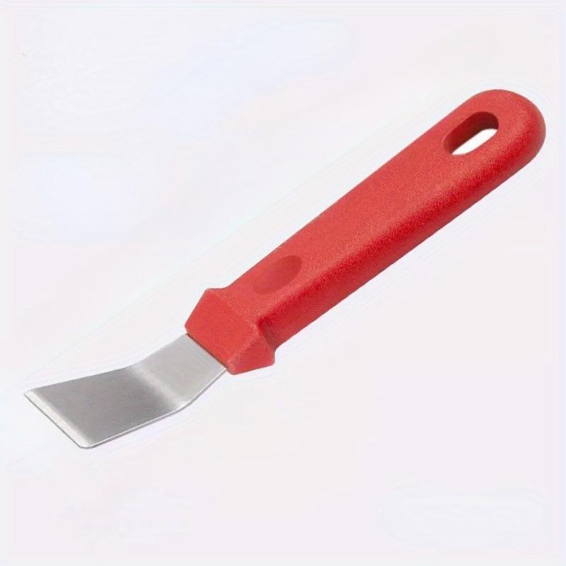 

1PC Stainless Steel Multifunctional Fume Shovel Cleaning Shovel Cleaning Knife Small Shovel Scraper Cleaning Artifact Kitchen Gadget червоний