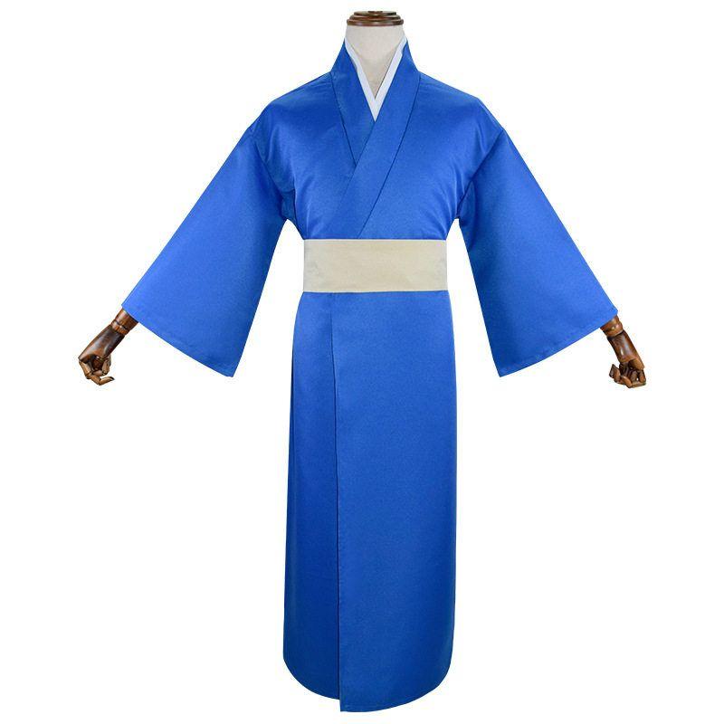 [Jiarong Animation] Japanese Anime Gintama Katsura Kotaro Cosplay Costume Kimono Three-Piece Set