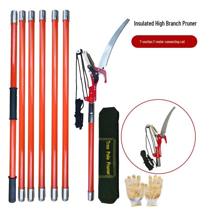 Telescopic Tree Pruner: High-Altitude Garden Shears and Saw for 3-7 Meter Branches