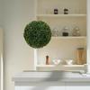 Artificial Plastic Leaf Effect Topiary Tree Ball Hanging for Home Decor
