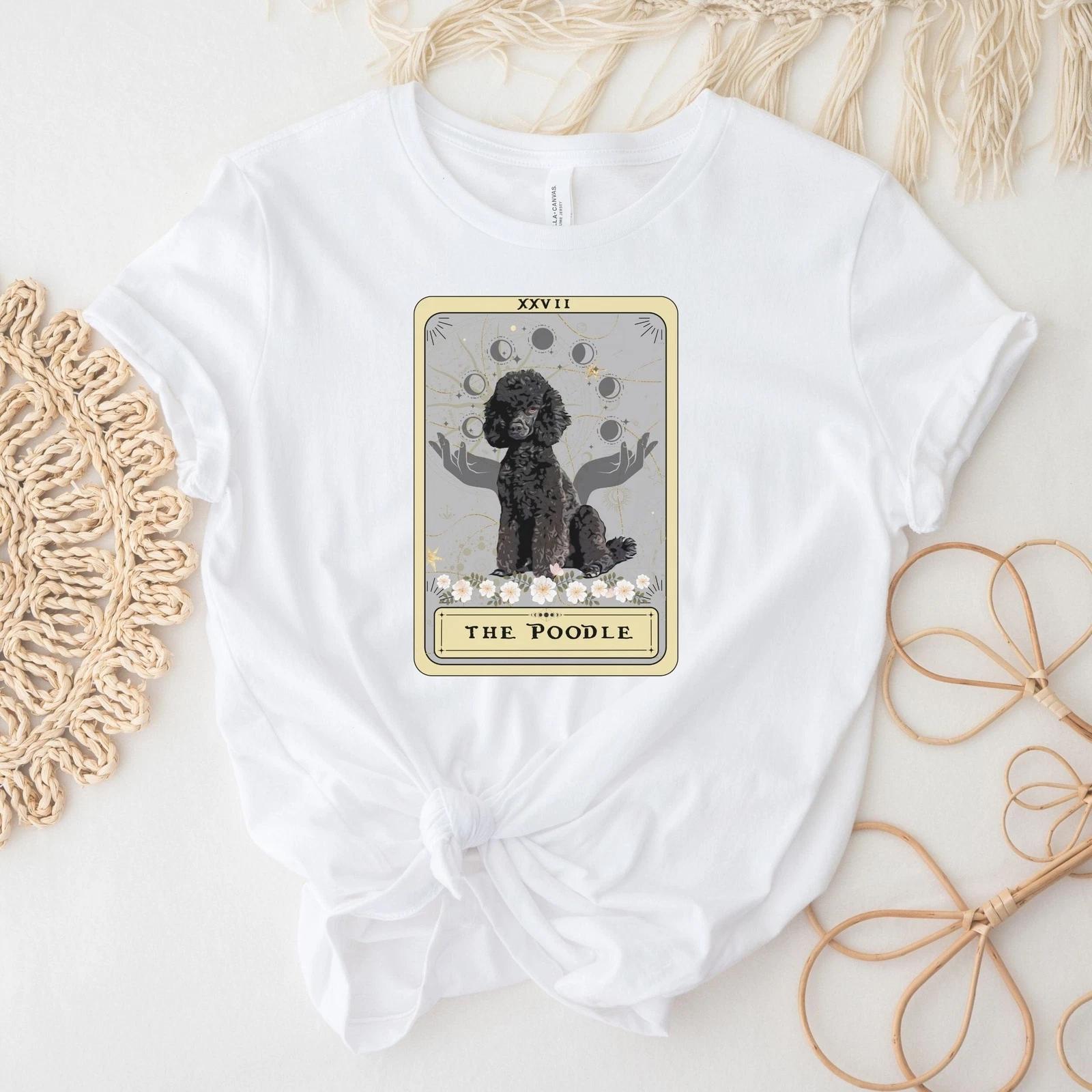 Poodle Tarot Card Shirt Dog Lover 3XL