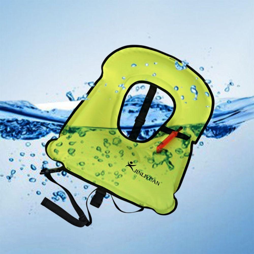 Diving Snorkeling Inflatable Swim Vest Inflatable Swim Life Saving Vest Swimming Jackets  Men Women