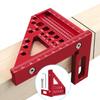 Carpenter Square - Multi-angle Set Square Precision T-square Aluminum Scribing Ruler for Woodworking, Construction and Engineers
