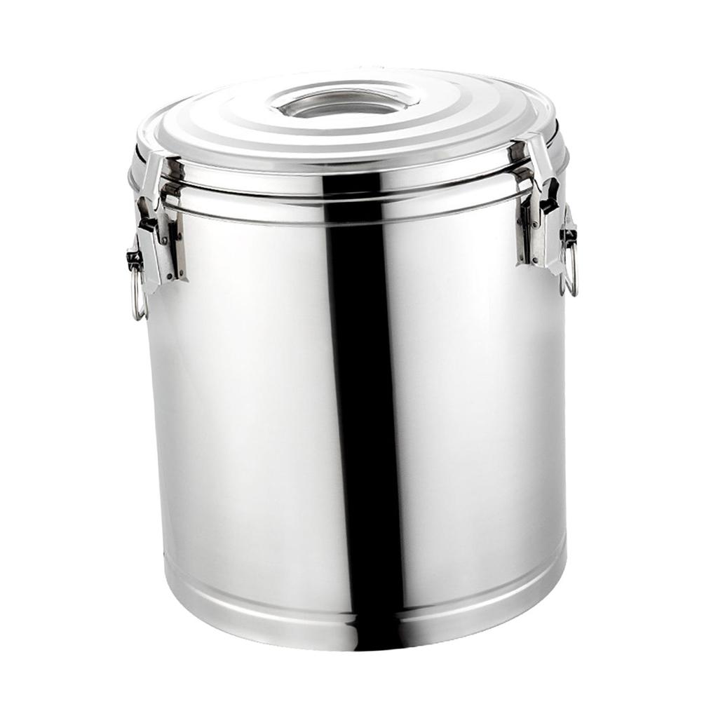 Breakfast Soup Porridge Pot Hotel Buffet Versatile Stainless Steel Round Warmer for