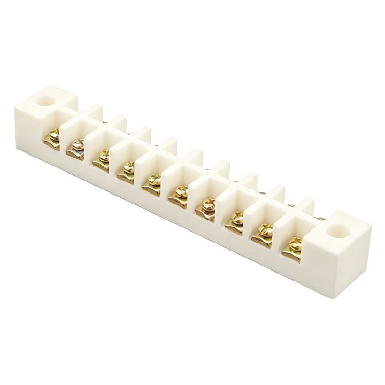 30A High Temperatures Ceramic Junction Block 800℃ Heat Proof Wiring Terminals Block For Factory And Petrochemical Wiring Needs