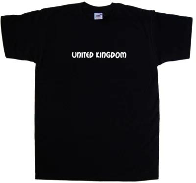 United Kingdom Text T-Shirt