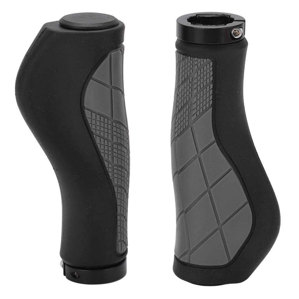 Bike Handle Handlebar Grips Mountain Bike Replacement Handlebar Grip with End   for Replacement Repair