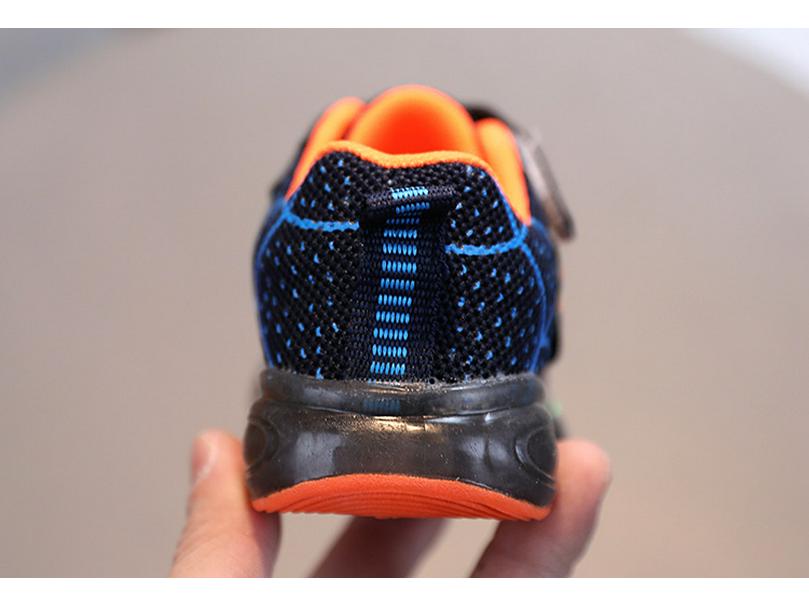 Kids' 2026 Spring Light-Up Running Shoes, Boys' Soft Sole, Non-Slip, Breathable, Toddler Sports Sneakers