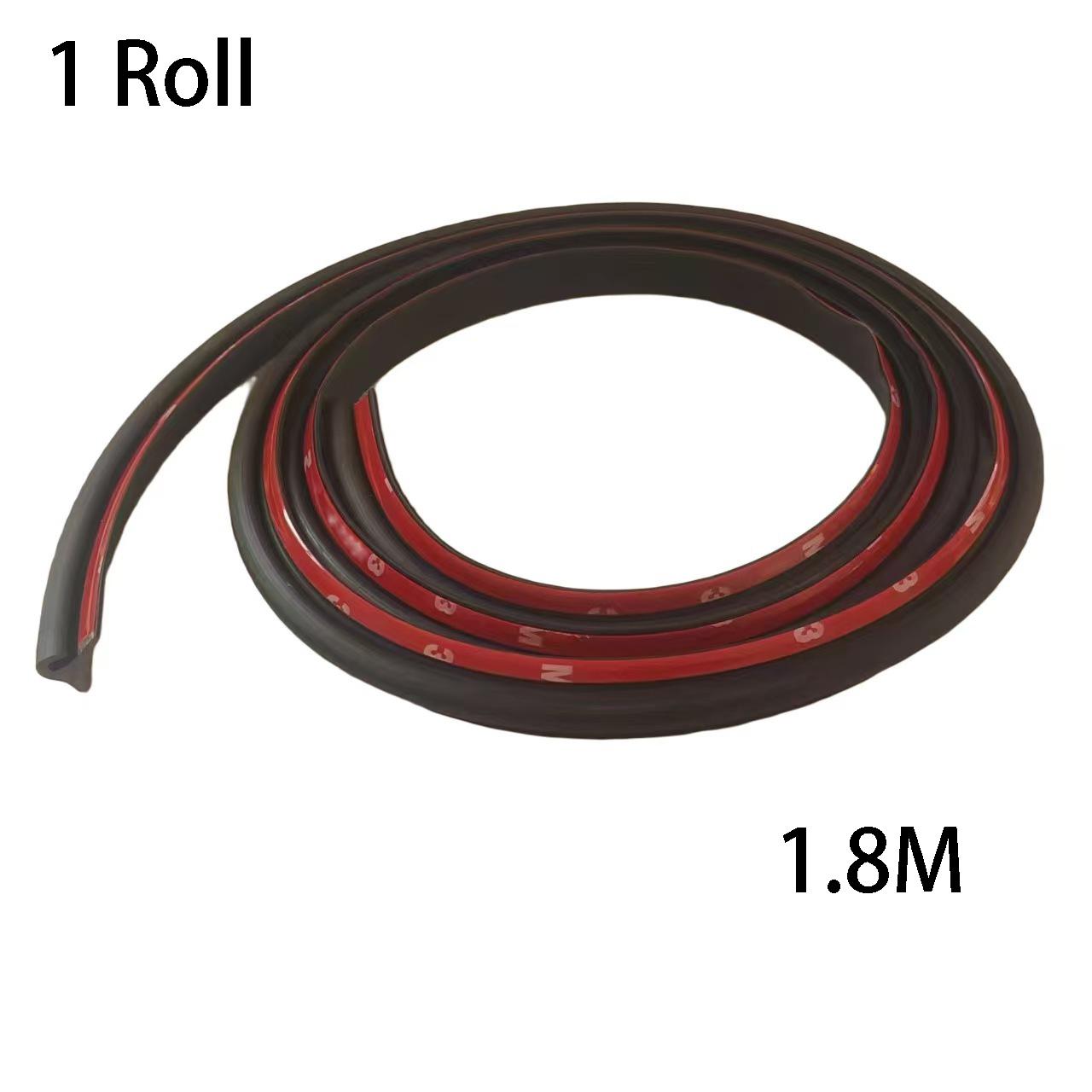 

179.98 cm Universal Car Hood Windshield Rubber Guide Strip, designed to reduce wind noise. Equipped with a windproof