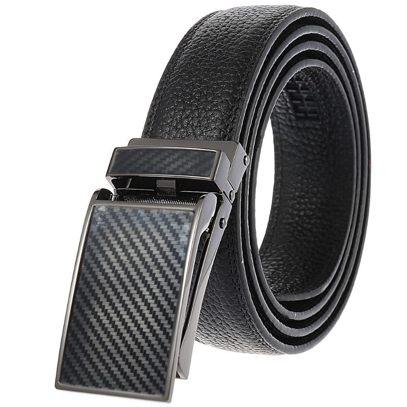 Meimeier 3-inch reverse-pull automatic buckle first-layer cowhide belt men belt pure cowhide belt 110cm-130cm