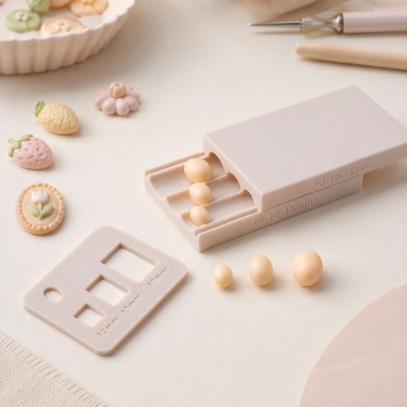Clay Bead Maker for Jewelry Making, Three-Channel Manual Roller for Oval and Lemon Shape Beads, Earrings, Necklaces and DIY Decorations