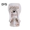 Resin Planter Pot Skull Halloween Skeleton Figurine Flowerpot Indoor Outdoor Succulents Plants Container Home Balcony Garden Decoration