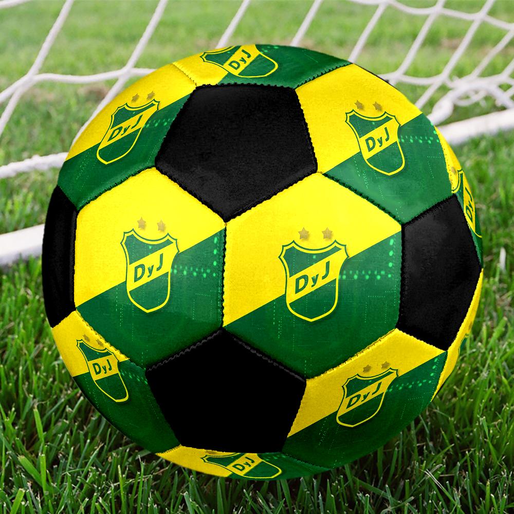 SIZE 5 CD Tondela Soccer Ball Colorful All Ages Machine Stitched PVC Competition Ready Durable High-Bounce
