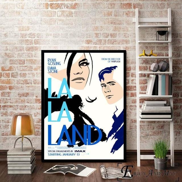 

La La Land музыкальная картина из фильма печать плакатов картина маслом на холсте настенные художественные фрески фотографии для украшения спальни без рамки 21cm×30cm NoFrame