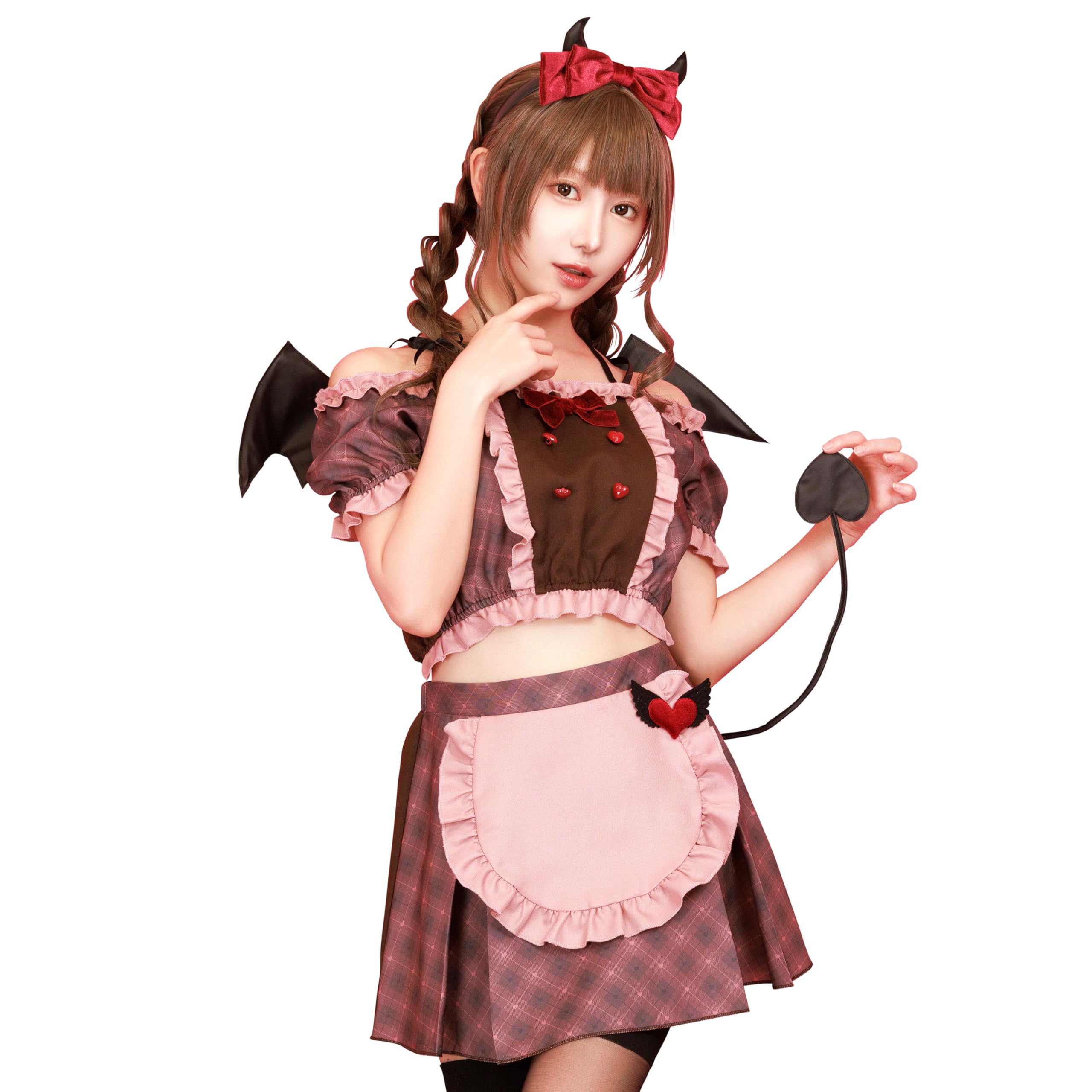 Clearstone Хэллоуин Косплей Горькая Суккуб Женский Коричневый