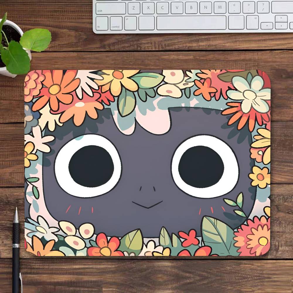 Cult Of The Lamb Gaming Mousepad Small LockEdge Mouse Pad For Gamers Computer Desk Pad Rectangular Anti-slip Rubber