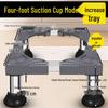 Universal Washing Machine & Refrigerator Stand with Stainless Steel Wheels