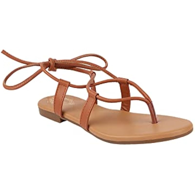 

Shoetopia Women S Block Heel Sandal (8 Uk) 8 UK коричневий