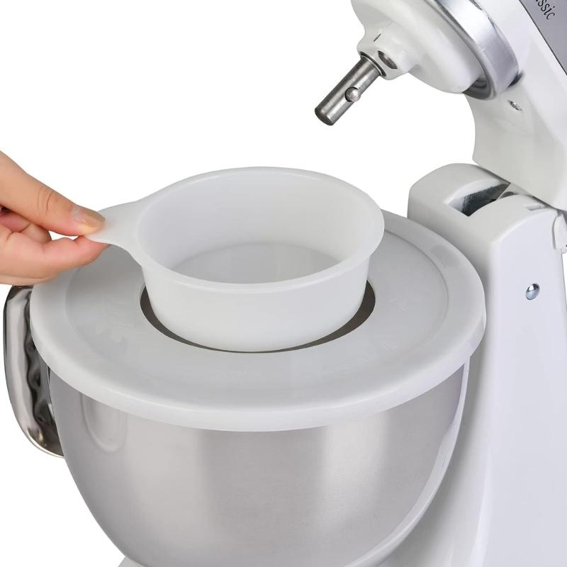 2 Stück Rührschüsselabdeckungen Geeignet für 5,5-6QT Mixer Versiegeltes Design Schützt Zutaten vor Staub während der Lagerung
