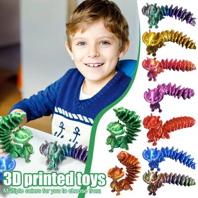 3D Printed Movable Toy, With Movable Joints, 3D Printed Toy Decoration, Stress Relief, Movable