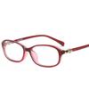 High-definition fashionable and elegant new metal prescription glasses for women, anti-blue light reading glasses for the elderly