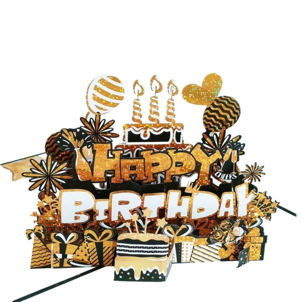 

Paper Handmade Greeting Card Greeting Card 3D Paper Gift Cards Cute Birthday Card Gift style 6