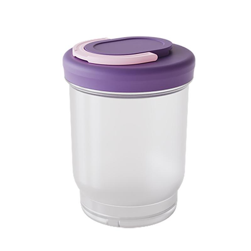 Hot Sale INS Style Leak Proof Storage Cup Draining Type Folding Handle Fork For Salad Breakfast School Office Picnic Carry