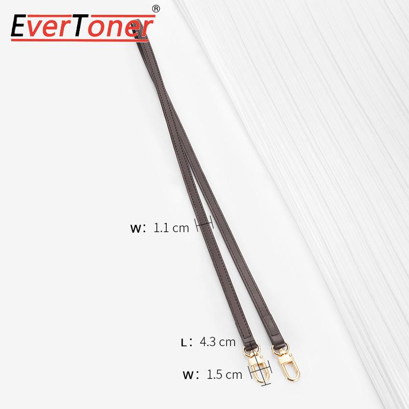 EverToner Dark Brown Handbag Leather Strap For L- Spee-dy 20/25/30 Bag Crossbody Bag Accessories