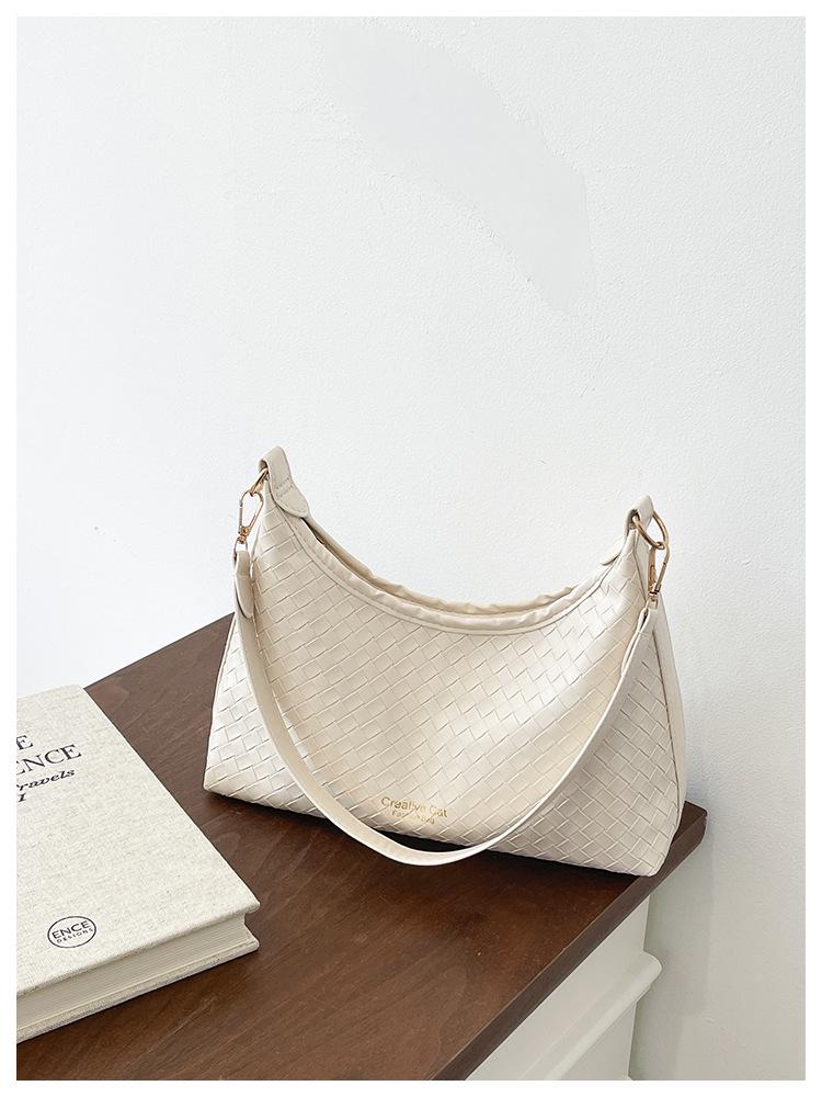 2026 Stylish Versatile Woven Shoulder Bag - Large Capacity Casual Women's Handbag