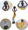 3-Piece Resin African Doll Set: Creative Home Decoration Ornaments