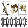 6Pcs European Mount Metal Skull Hanger Heavy Duty Deer Mule