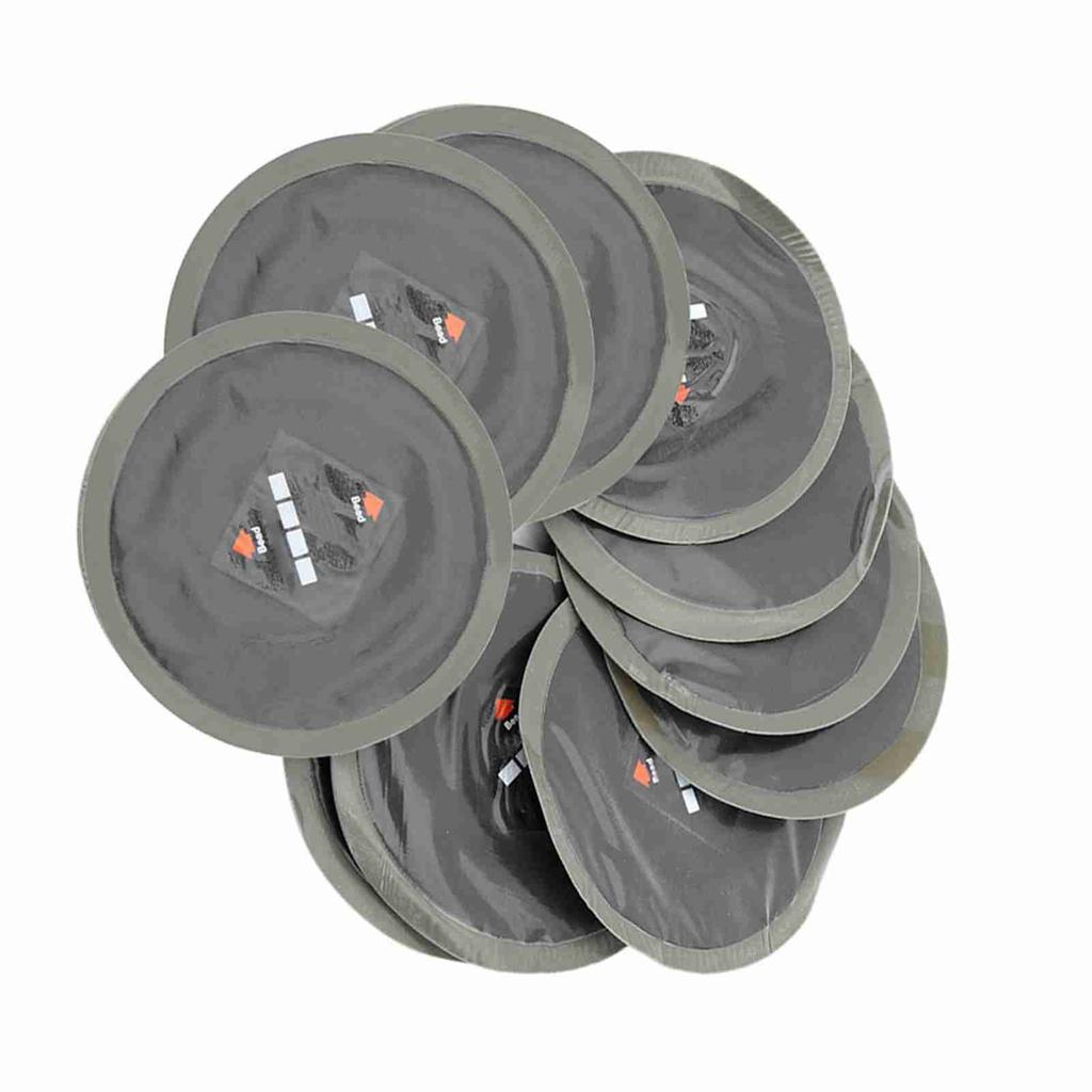 10Pcs 90mm Car Natural Rubber Tire Tyre Puncture Repair Cold Roud Patch Tubeless Patches