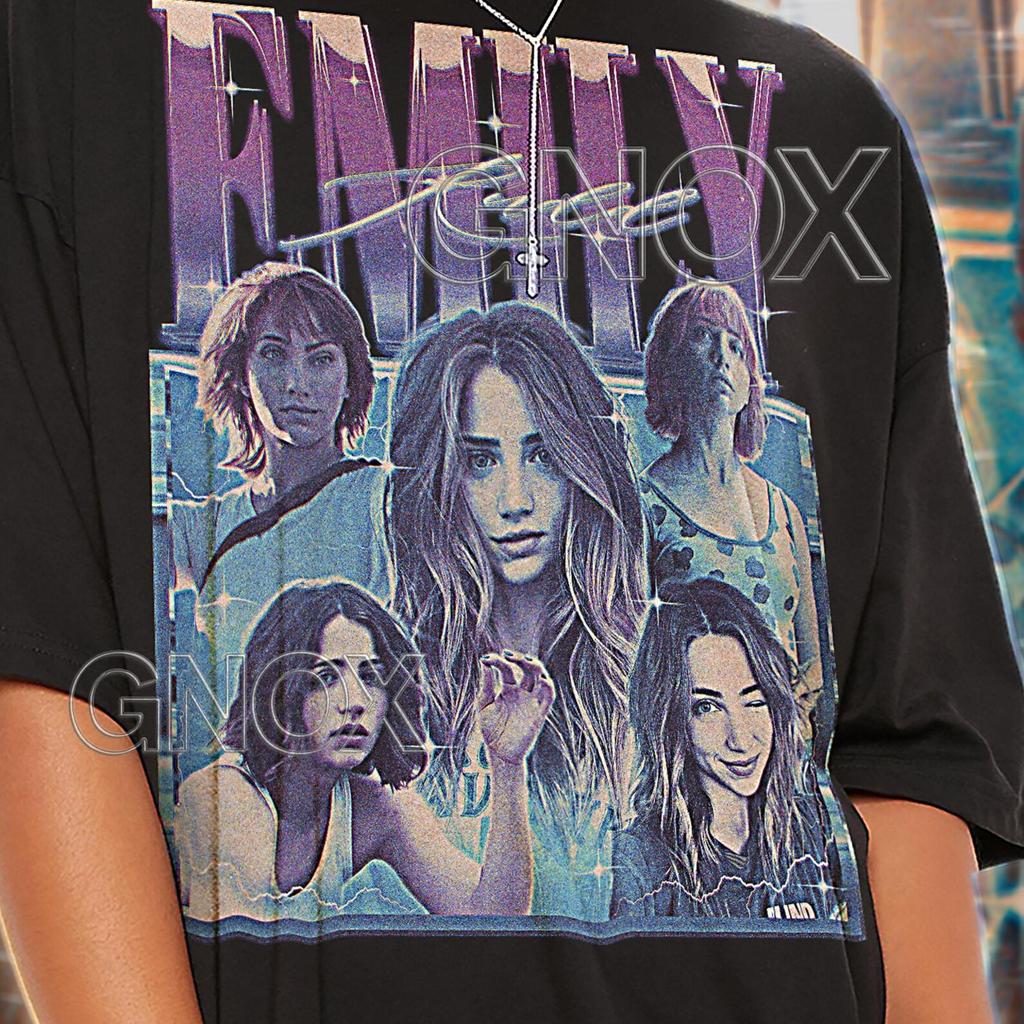 EMILY RUDD Hemd, Emily Rudd T-Shirt, Emily Rudd T-Shirts, Emily Rudd Retro 90er Pullover, Emily Rudd Merch Geschenk #saf